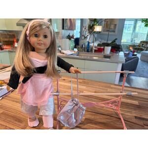American Girl gorgeous Isabelle Palmer ballet bar outfit